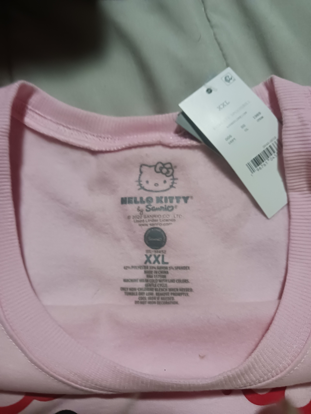 Hello Kitty Pink Girls' Sweatshirt Hoodie - Light Pink